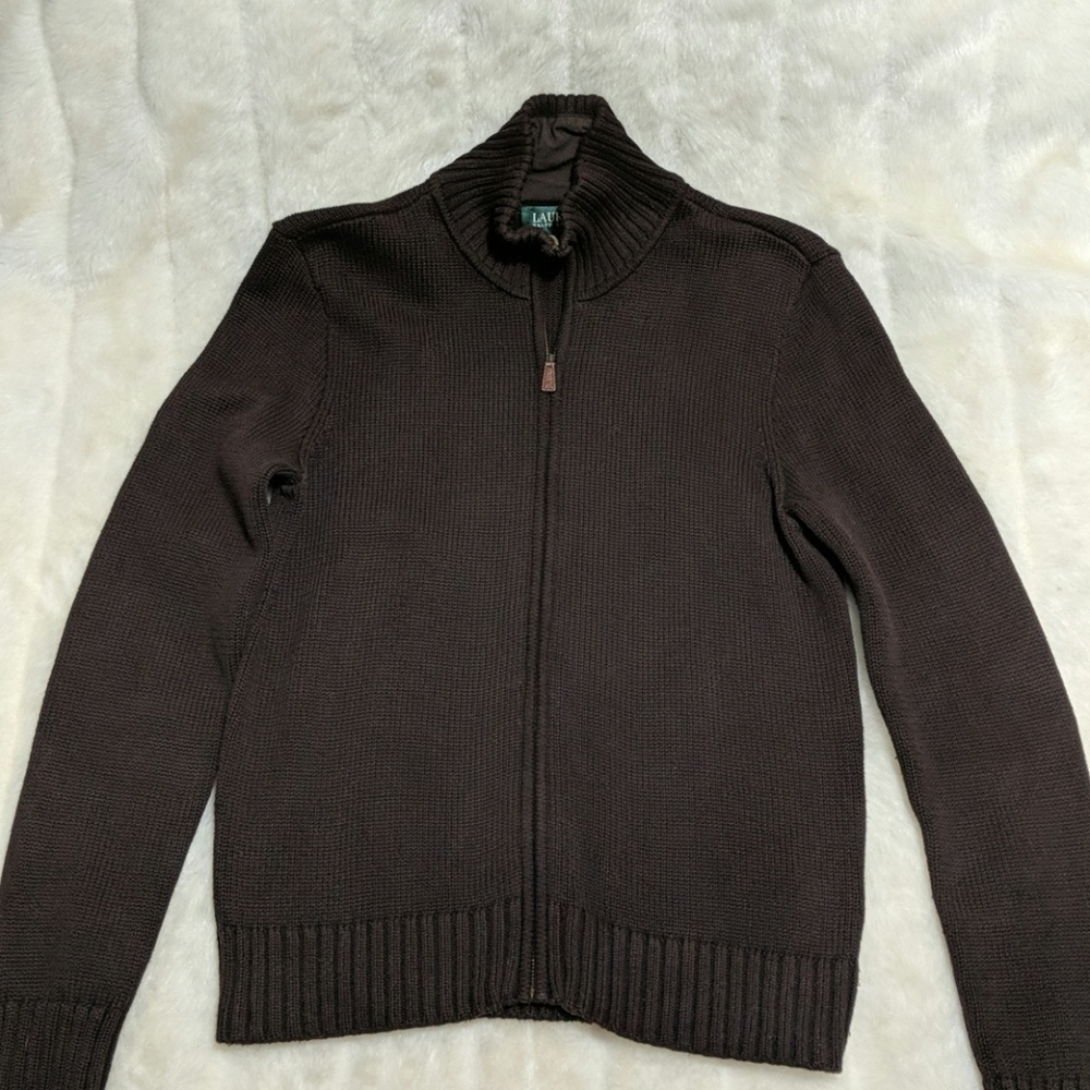 2/$15 EUC Ralph Lauren Full Zip Sweater